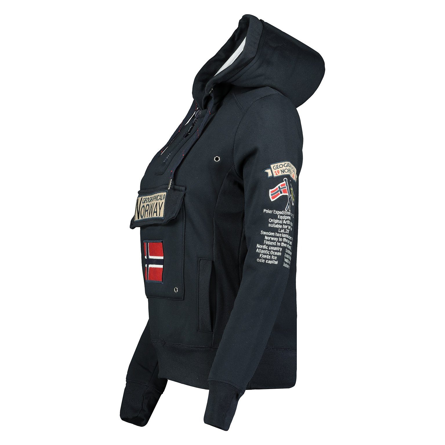 Geographical Norway Kapuzenpullover Gymclass by leyoley mit großer Bauchtas günstig online kaufen