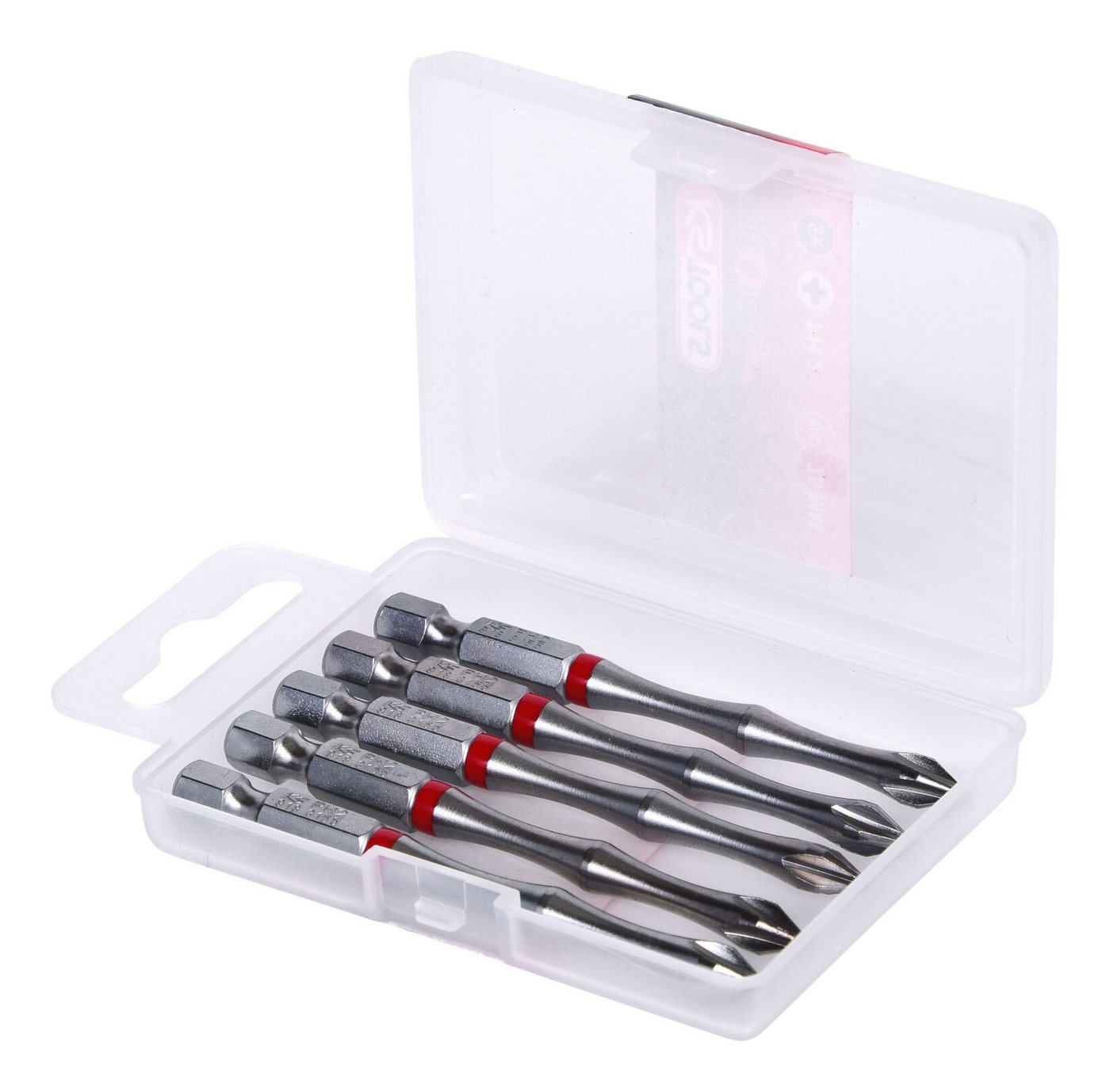 Thumbnail - KS Tools Kreuzschlitz-Bit TORSIONpower, 5 Stück, 1/4", 75 mm, PH2, 5er Pack