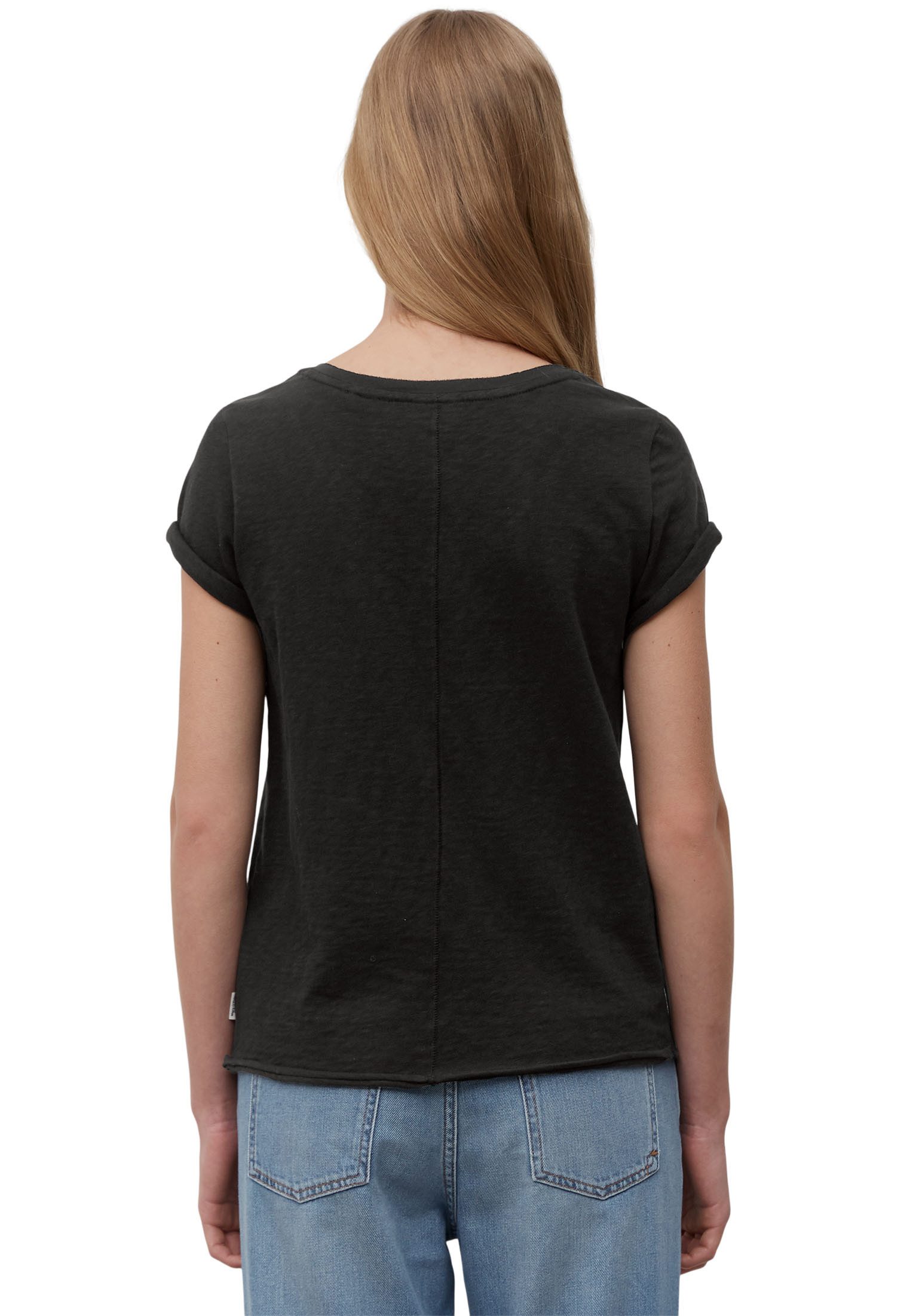 Marc O'Polo DENIM T-Shirt mit abgerundetem günstig online kaufen