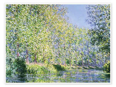 Posterlounge Poster Claude Monet, Biegung der Epte in der Nähe von Giverny, Arztpraxis Malerei