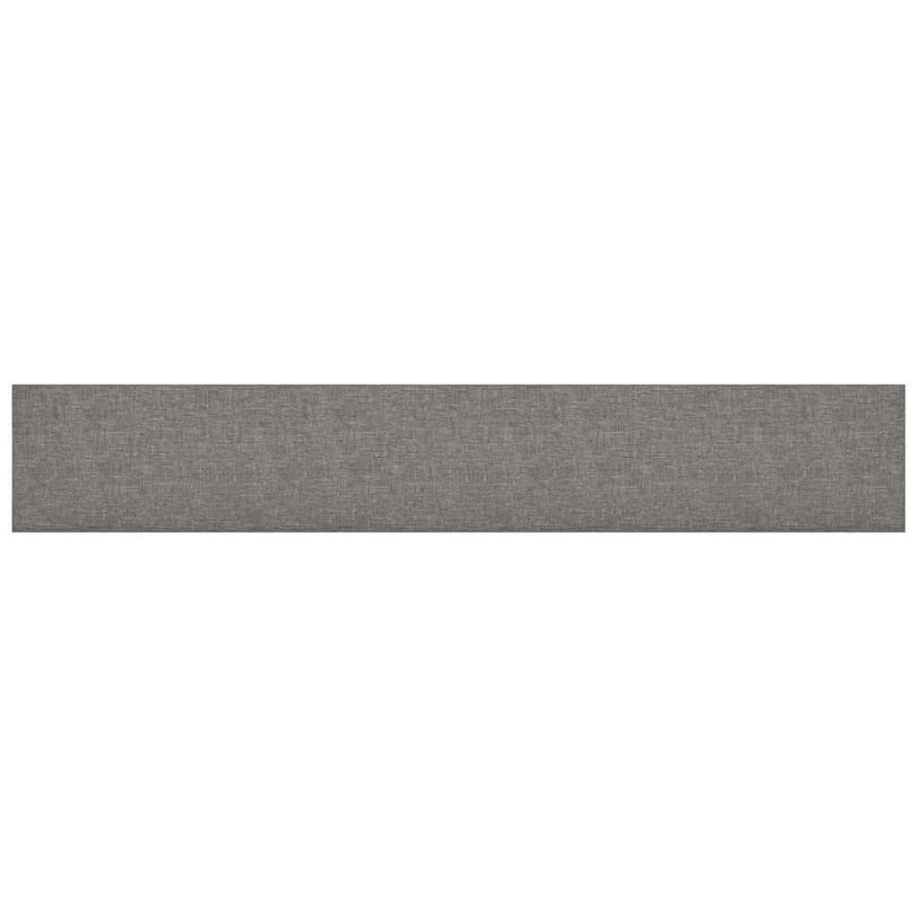 vidaXL Wandpaneel Стеновые панели 12 Stk. Hellgrau 90x15 cm Stoff 1,62 m², (12-tlg)