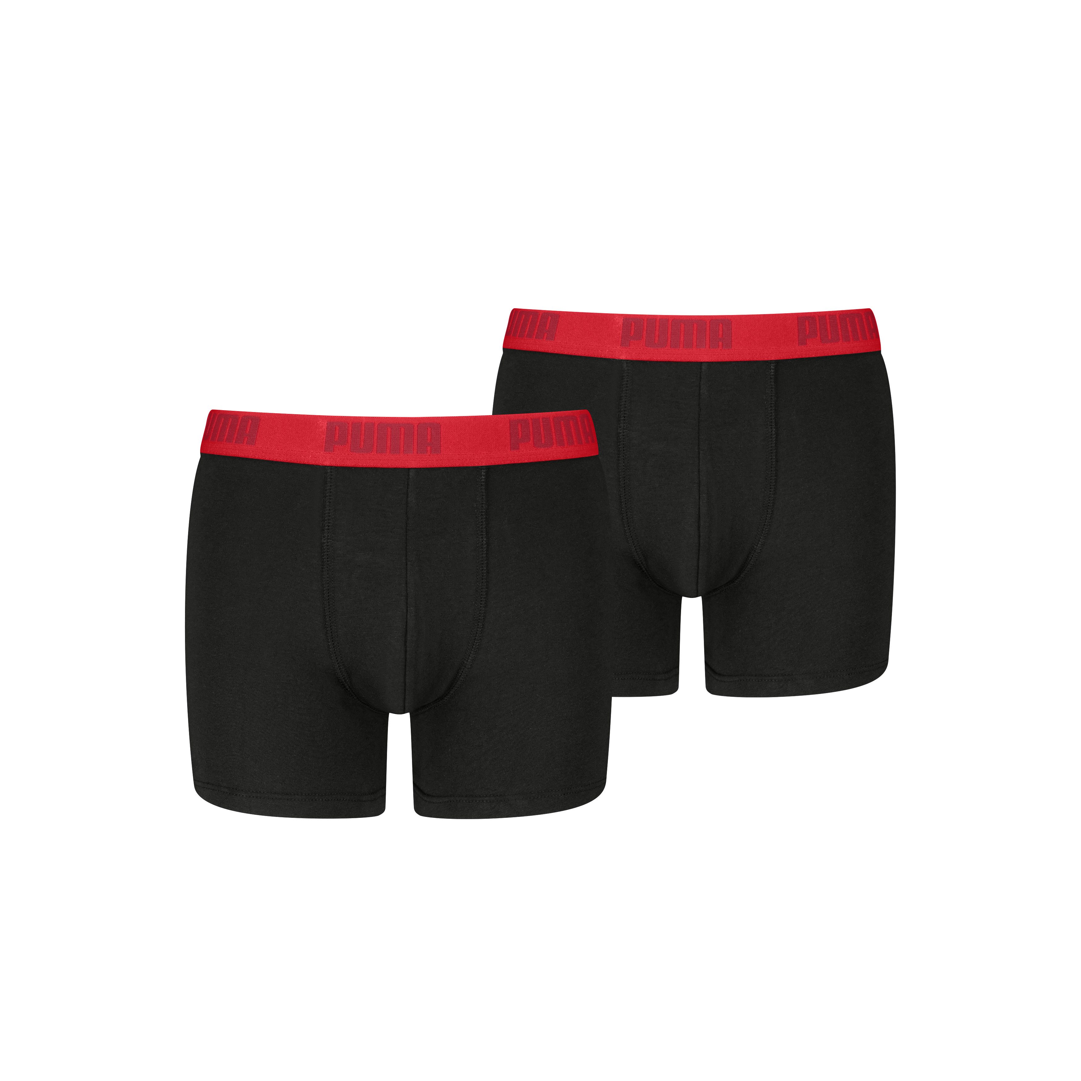 PUMA Boxershorts PUMA BOYS EVERYDAY BASIC BOXERS (2er Pack) Komfortabler Logobund, ohne Eingriff