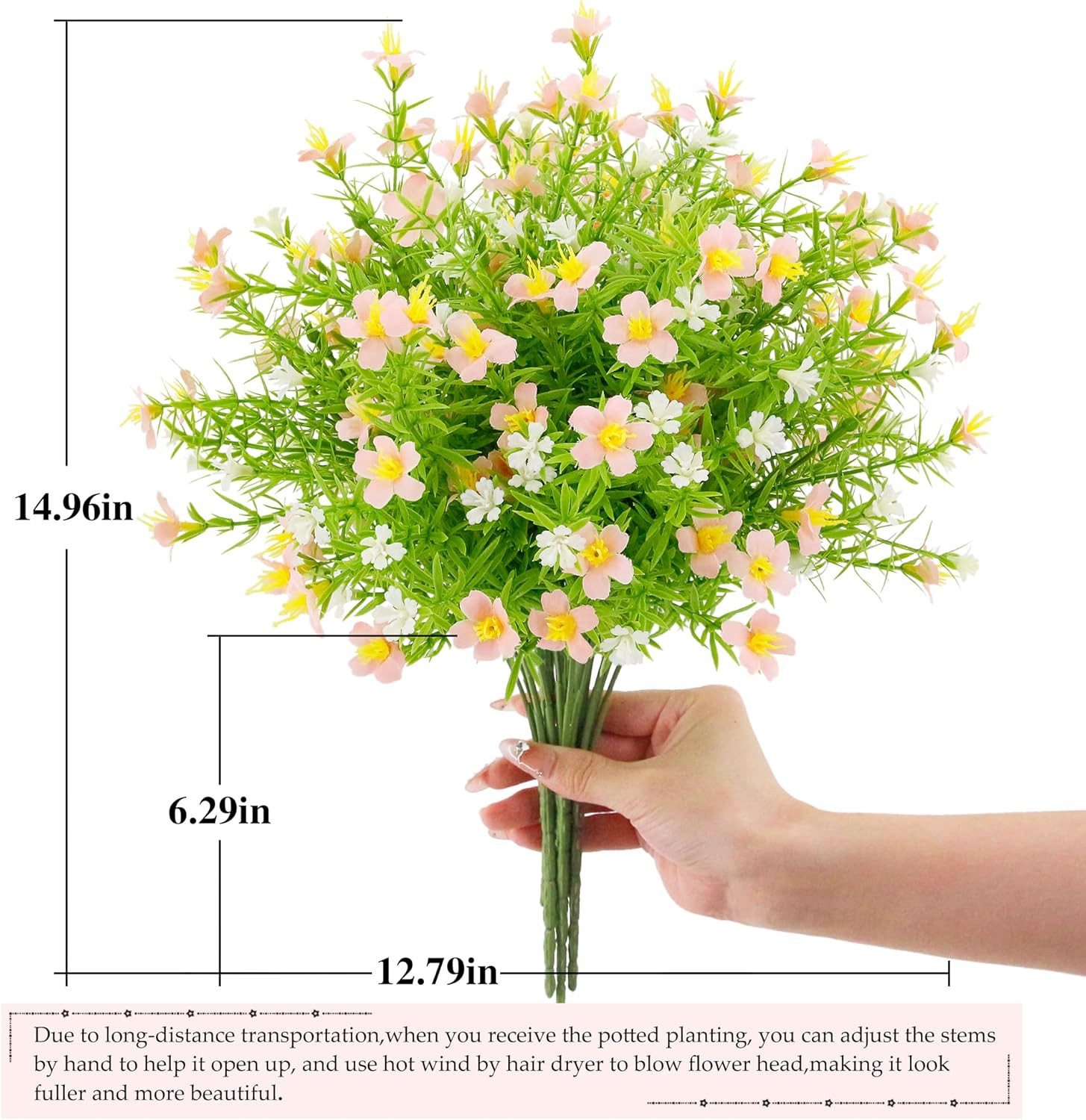 Kunstblumenstrauß 6 Stück Kunstblumen Wie Echt, günstig online kaufen