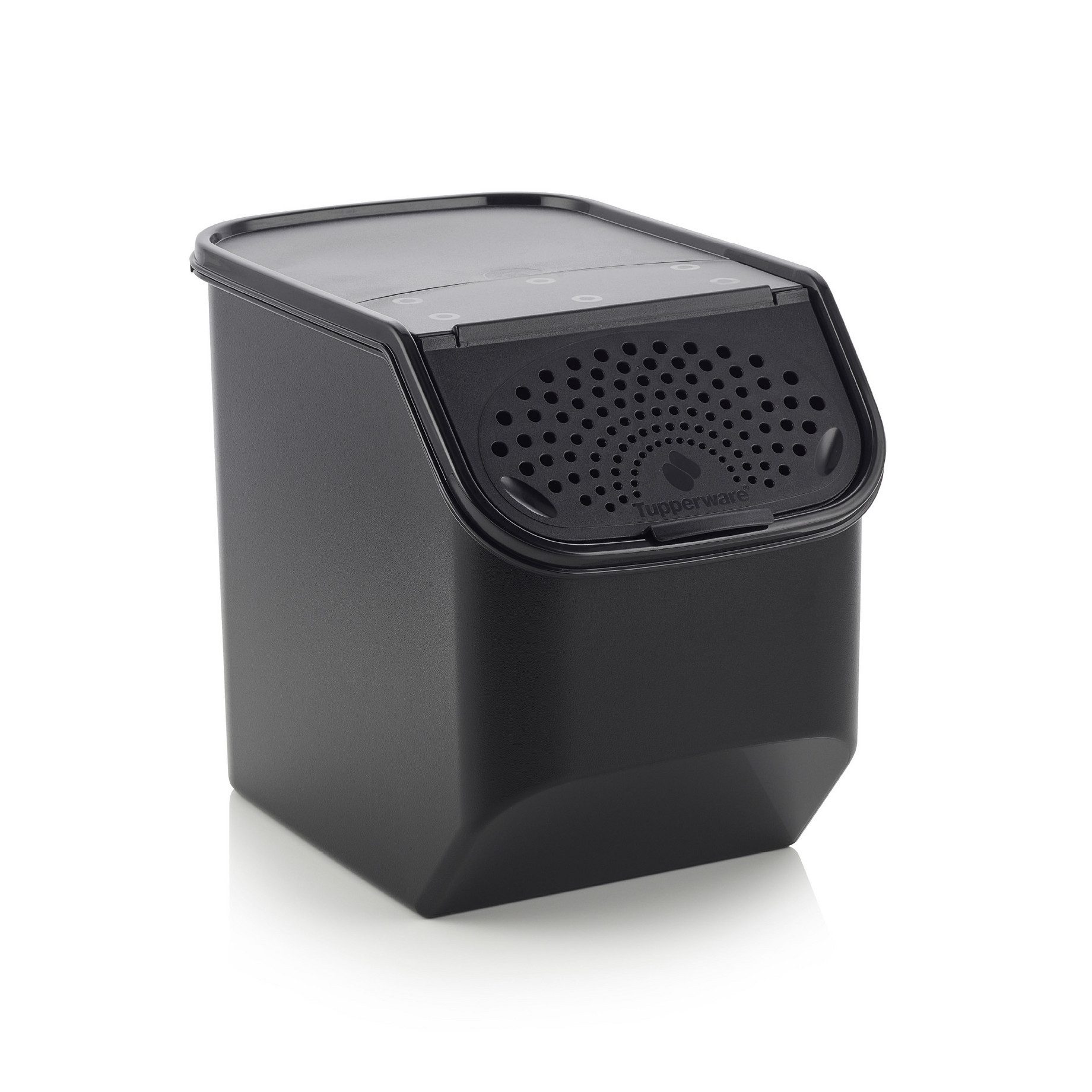 TUPPERWARE Vorratsdose Tupperware Kartoffel-Lager schwarz
