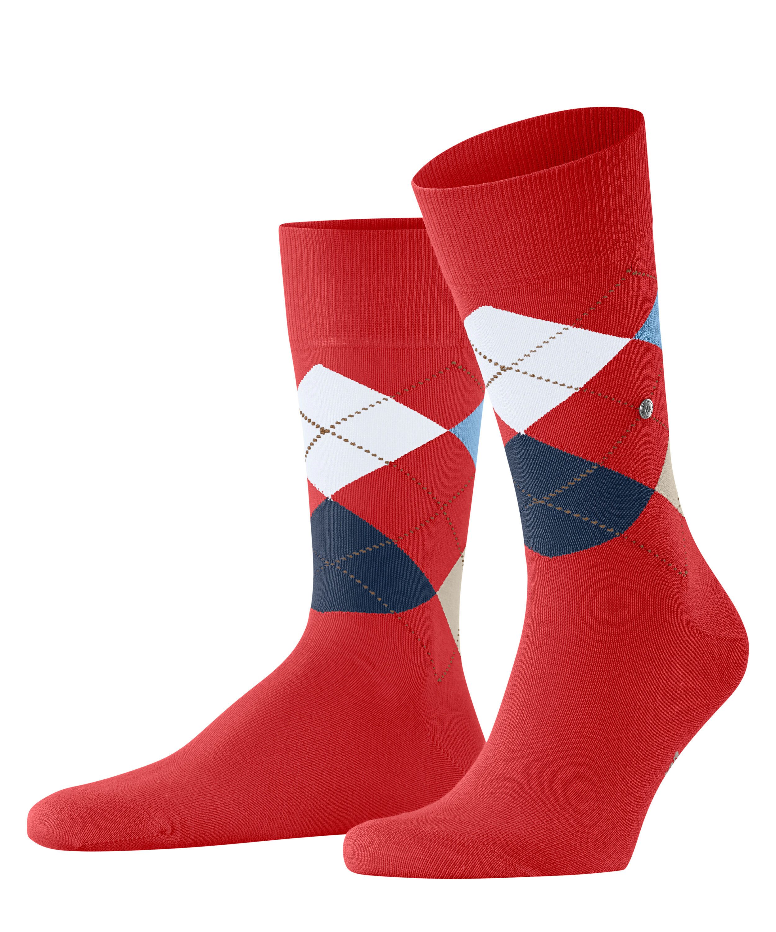 Socken King Socken mit vierfarbigem Argyle-Muster
