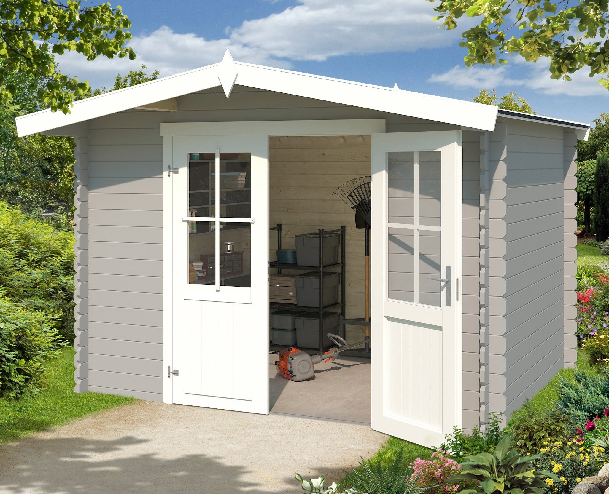 LASITA MAJA Gartenhaus Baltimore, BxT: 324x290 cm