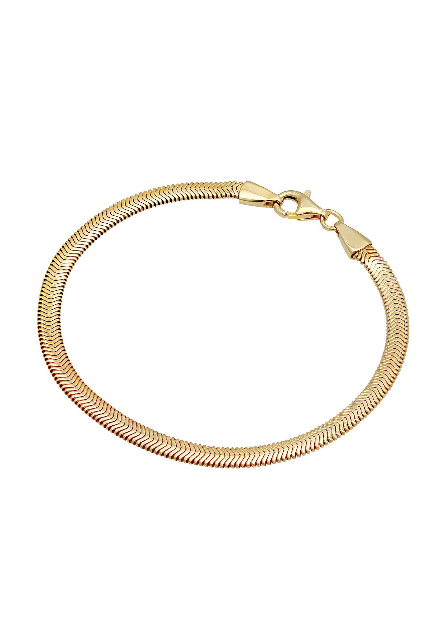 Kuzzoi Armband Flach Elegant Schlangenkette Fischgräte günstig online kaufen
