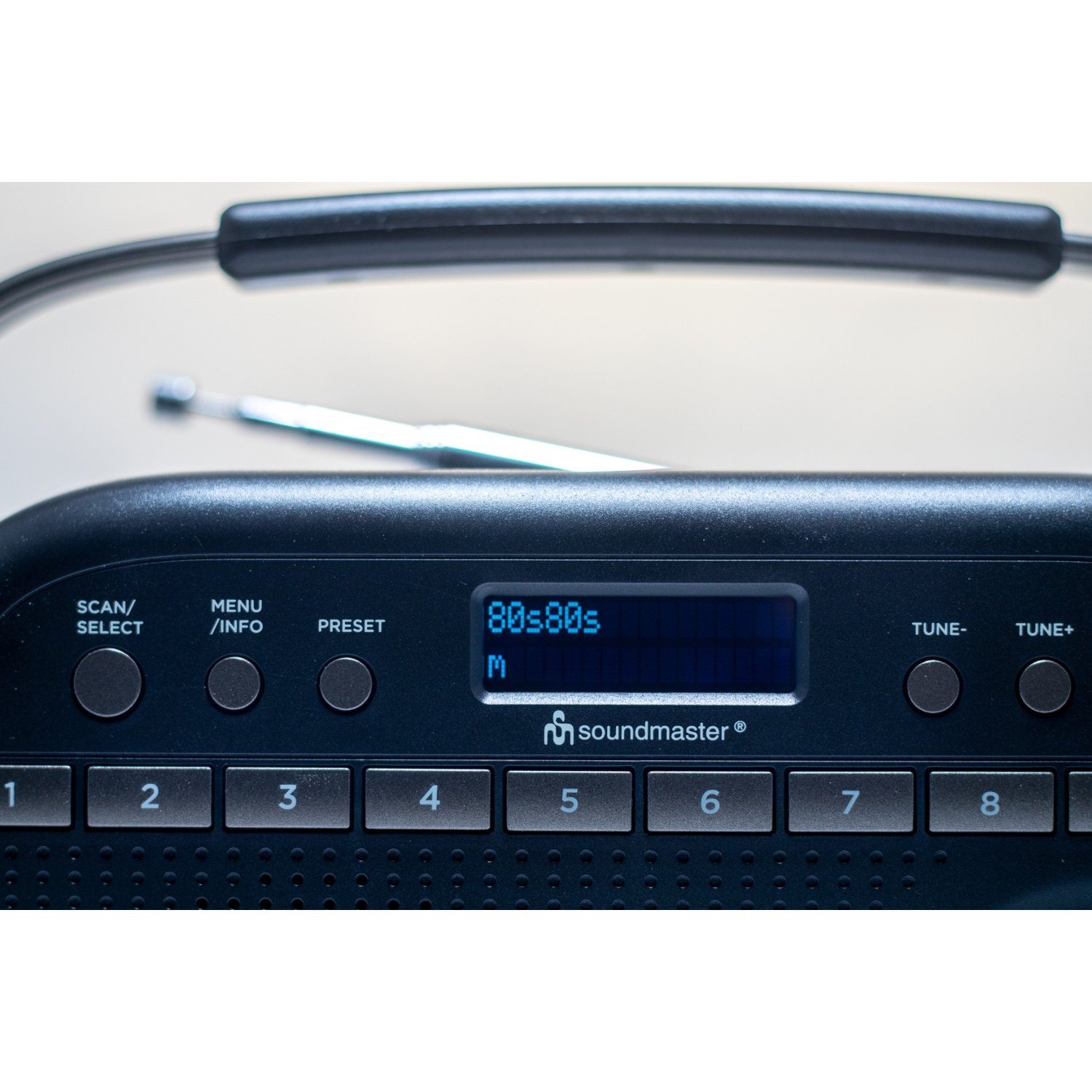 Direktspreicher DAB280SW Soundmaster tragbares Digitalradio DAB+ Kopfhörerbuchse (DAB) Digitalradio