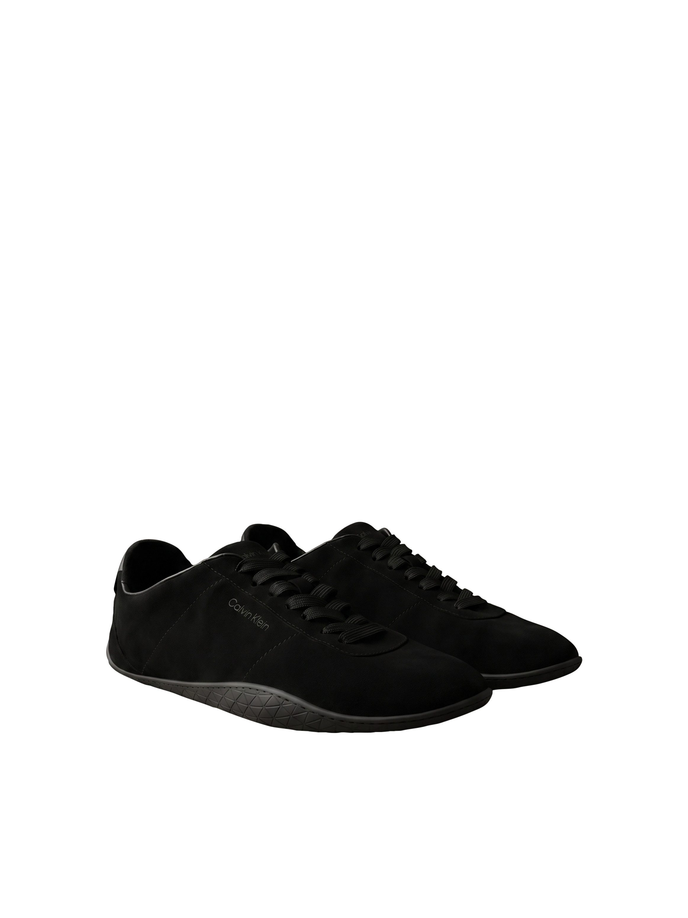 Calvin Klein BALLET SNEAKER LACEUP LTH-SUE Sneaker Schnürschuh, Halbschuh mit Logoschriftzug