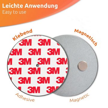 ECENCE Magnethalter 1x Magnethalterung 70mm für Rauchmelder (1-St)