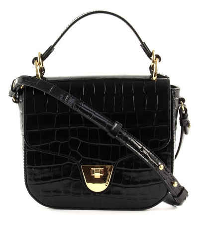 COCCINELLE Handtasche Florence Croco Shiny Soft