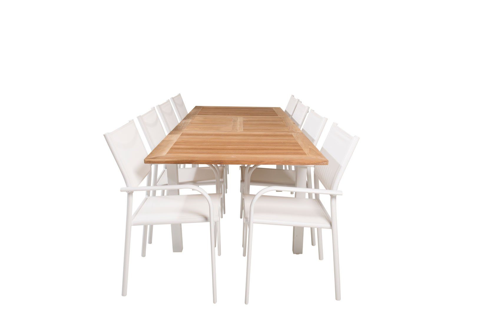 ebuy24 Garten-Essgruppe Panama Gartenset Tisch 90x160/240cm und 8 Stühle S