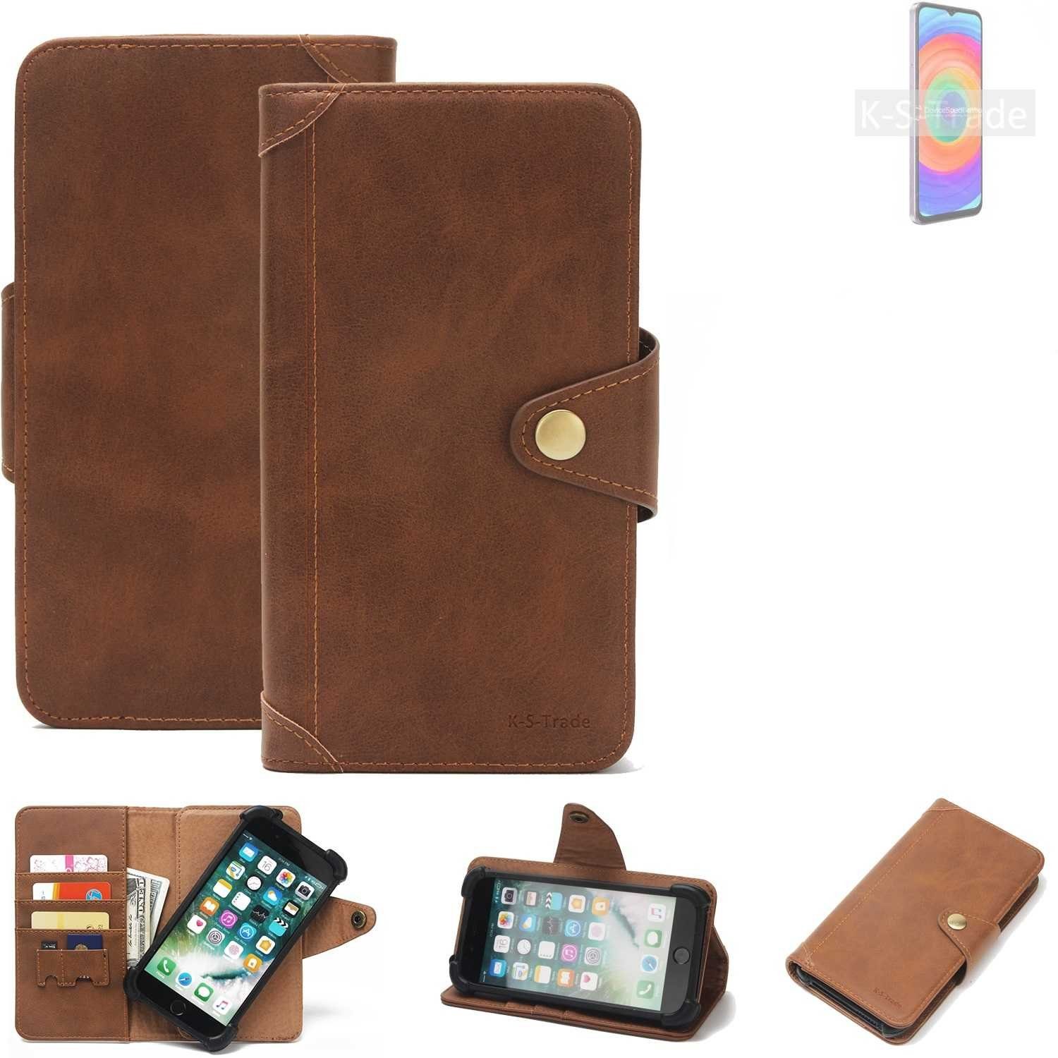 K-S-Trade Handyhülle für Ulefone Note 14, Handyhülle Schutz Hülle Walletcase Bookstyle Tasche Case