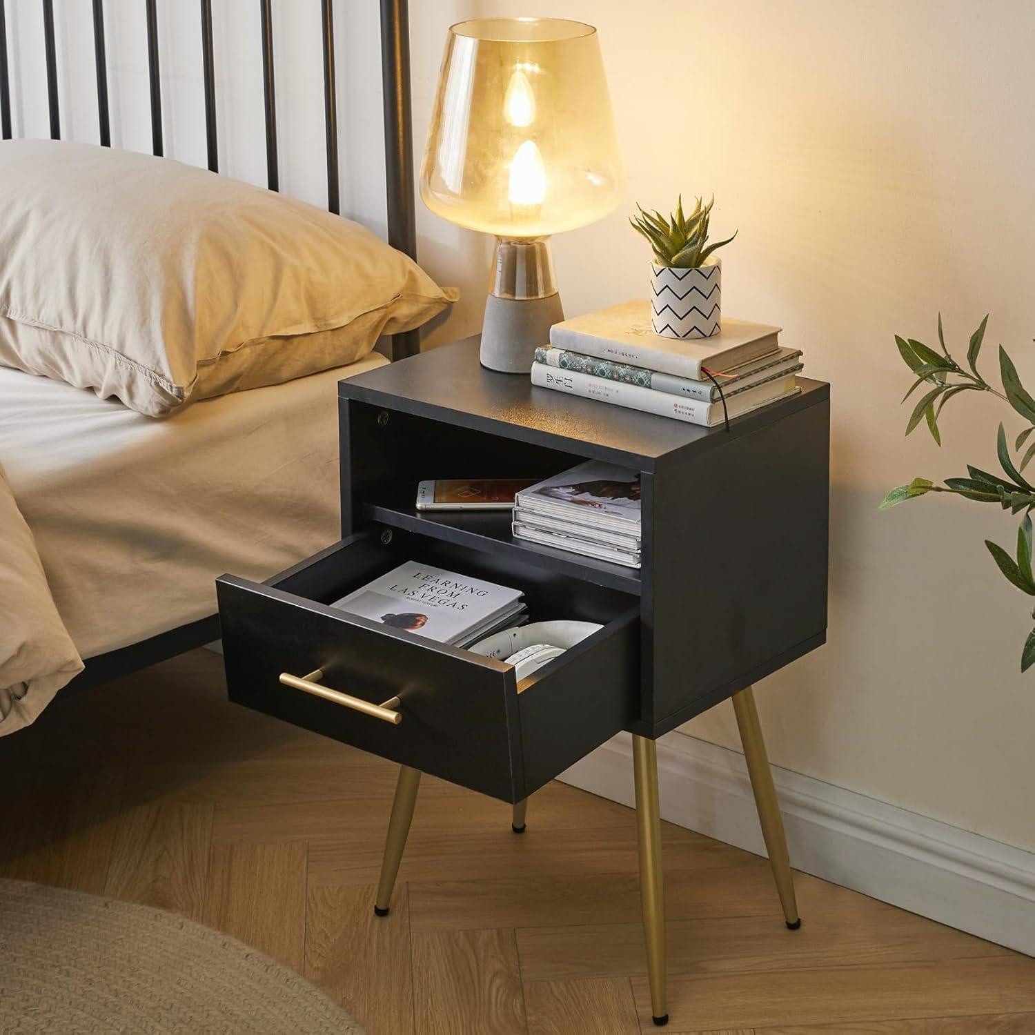 LuxusKollektion Nachttisch Nachttisch Mid-Century Modern mit günstig online kaufen