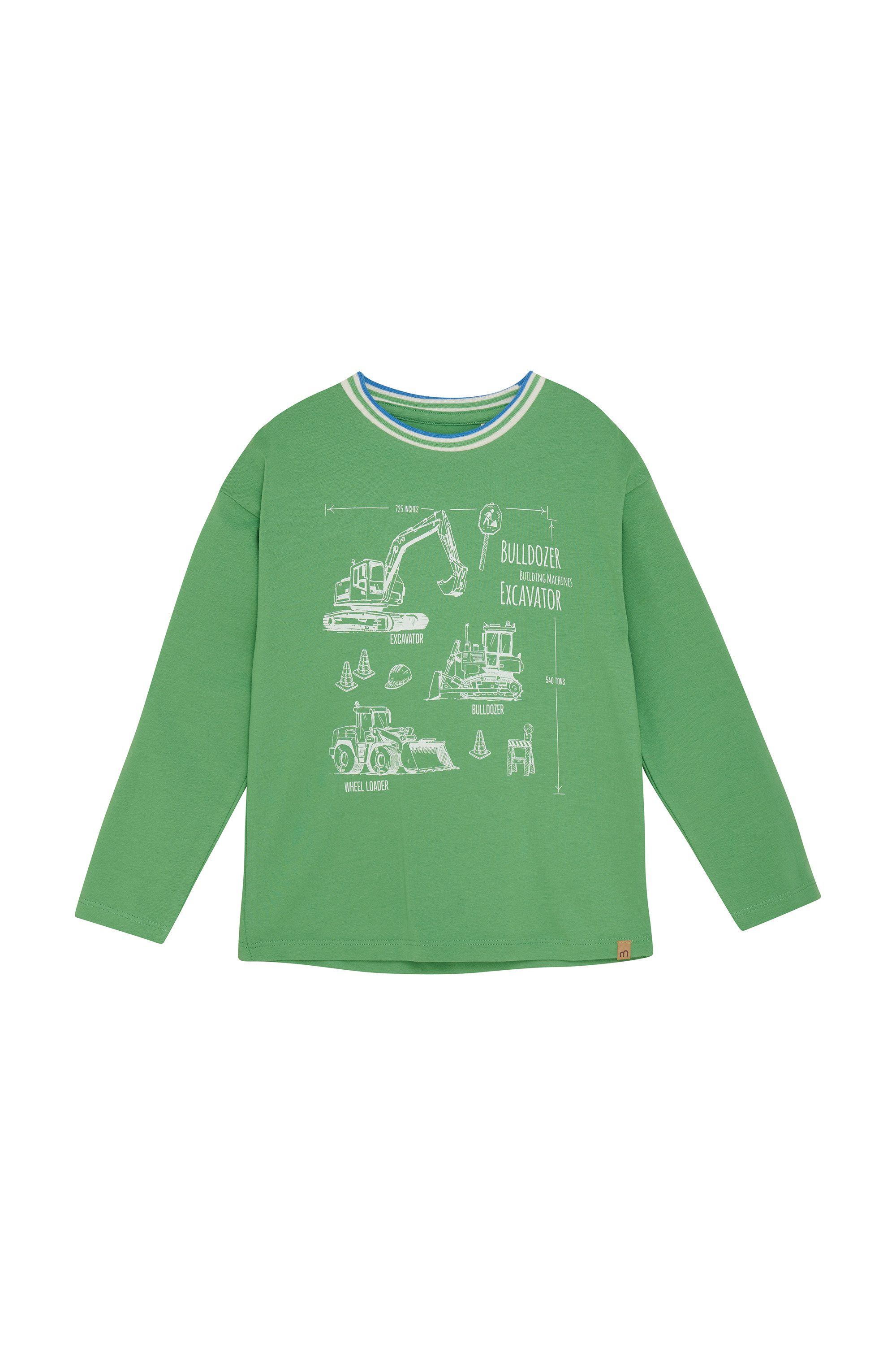 Minymo Sweater MIT-shirt LS Modisches Sweatshirt mit Aufdruck