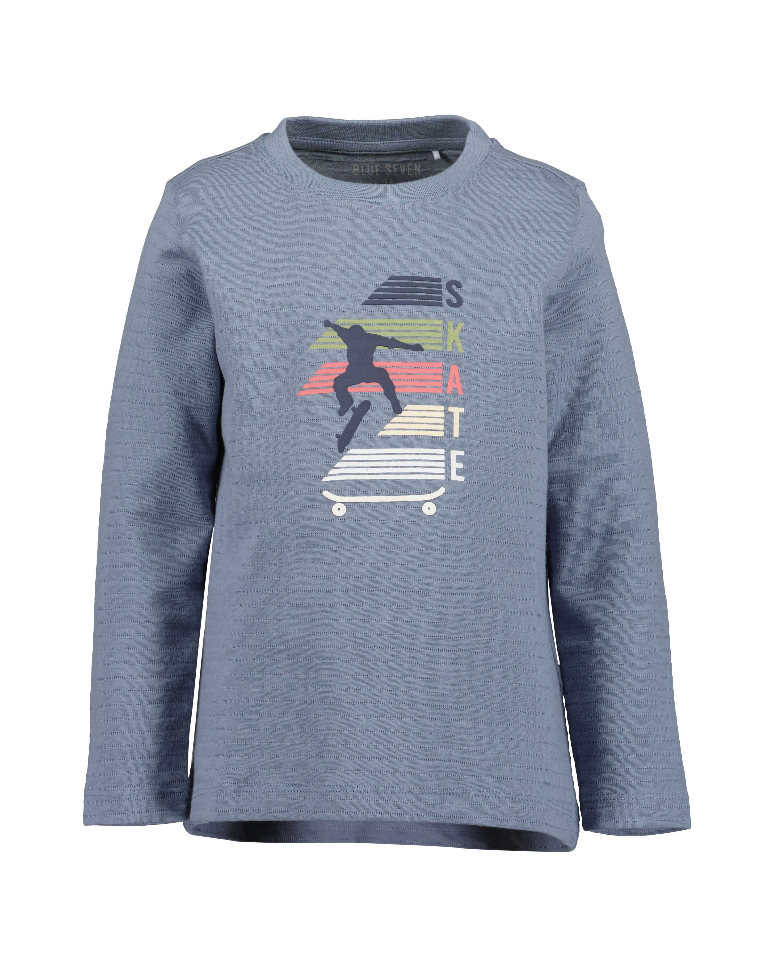 Langarmshirt Blue Seven Jungen Langarmshirt T-Shirt Langarm Skate mittelblau