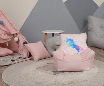 Knorrtoys® Sitzsack Unicorn, rainbow, für Kinder