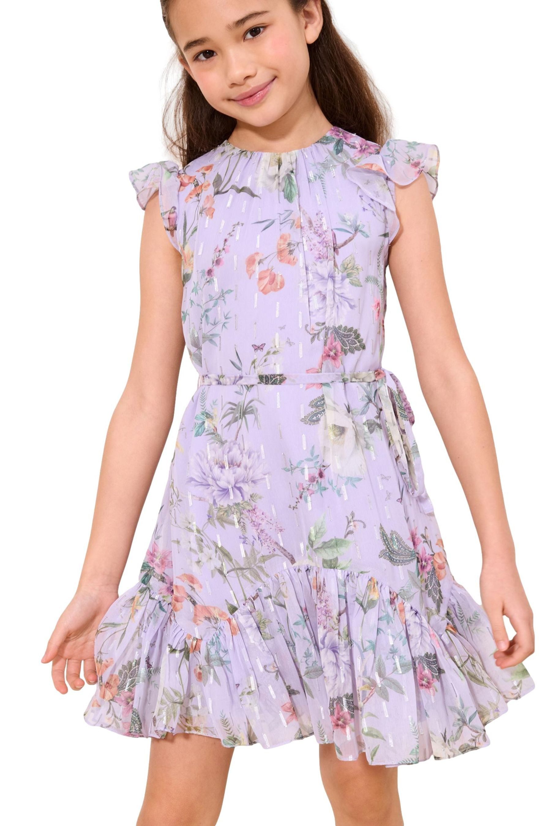 LIPSY Chiffonkleid Lipsy geblümtes Chiffonkleid (1-tlg)