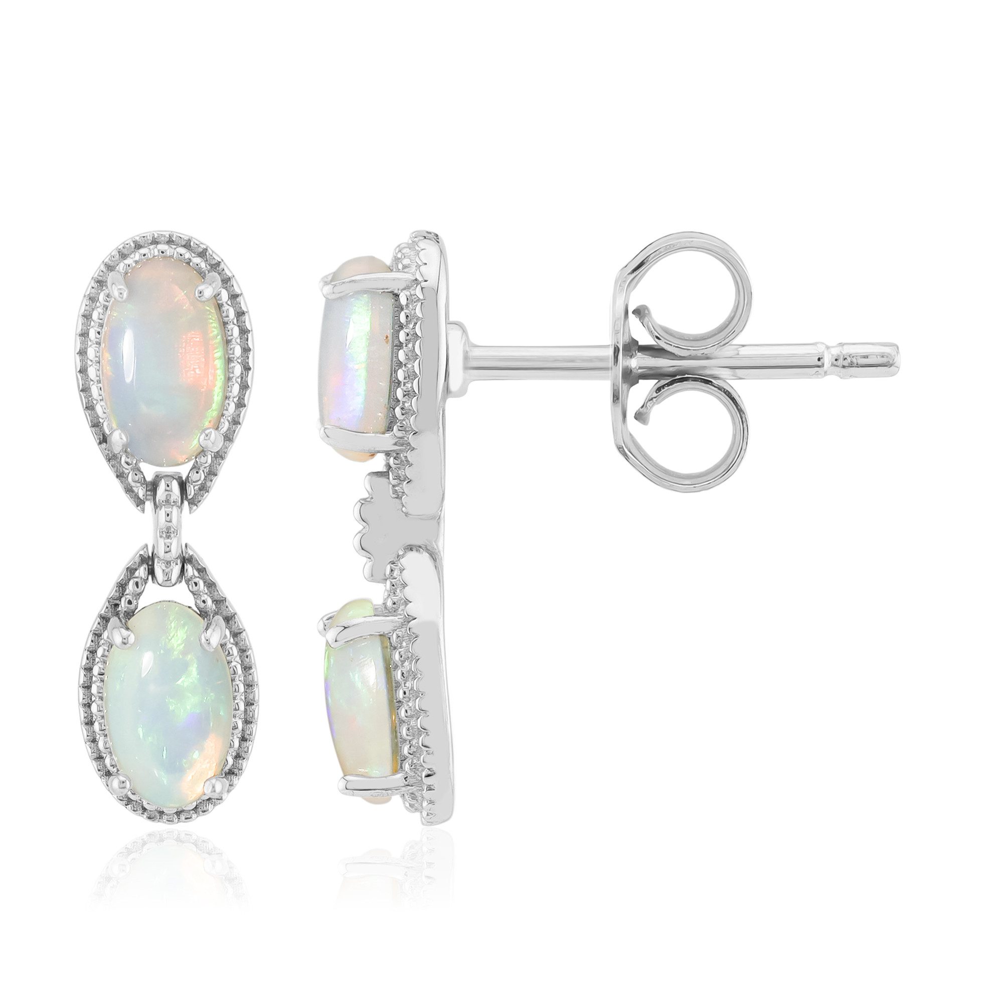 Cavill Ohrring-Set Opal-Ohrringe aus Sterlingsilber (2-tlg)