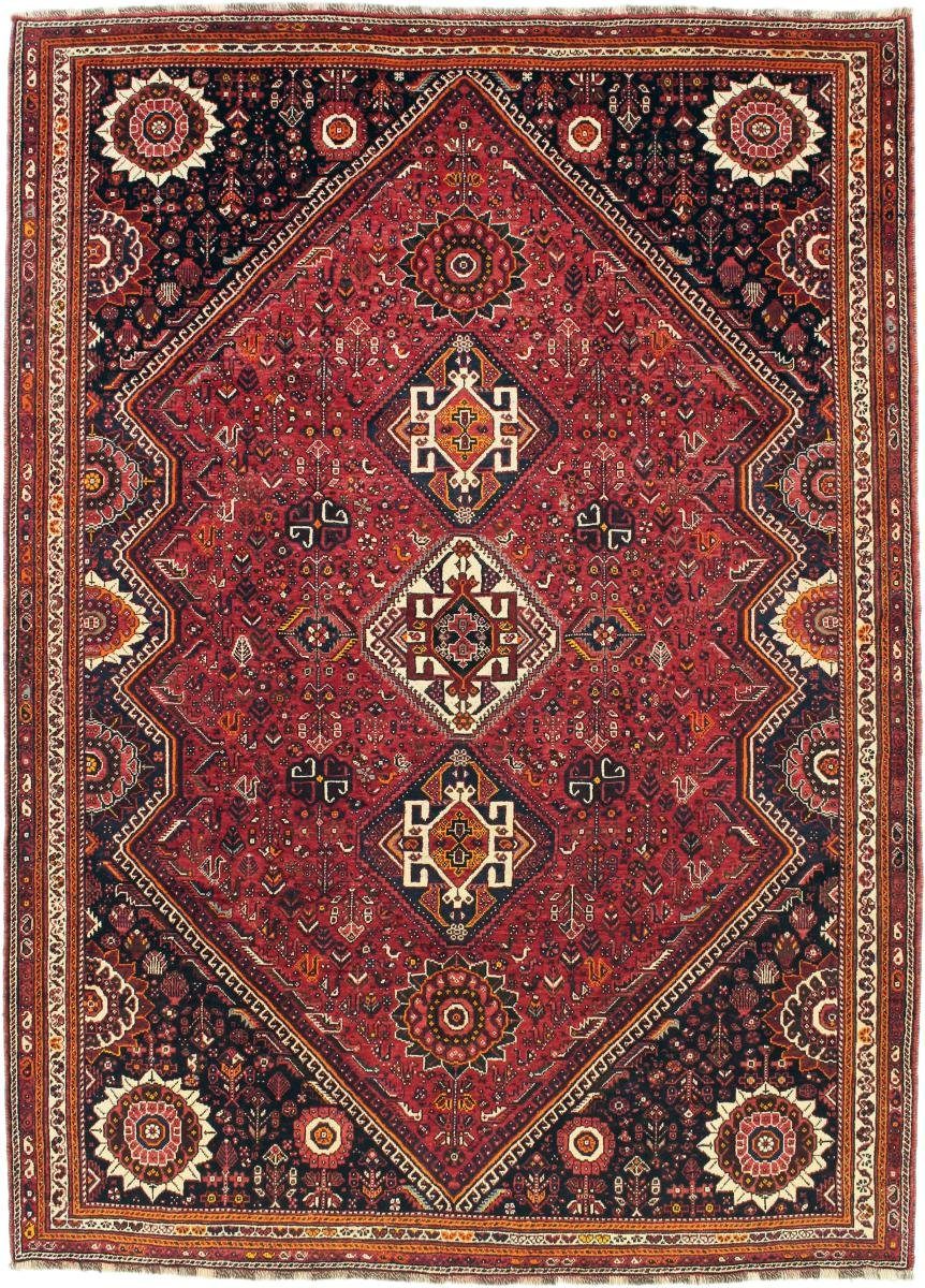 Orientteppich Ghashghai 220x304 Handgeknüpfter Orientteppich / Perserteppich, Nain Trading, rechteckig, Höhe: 12 mm