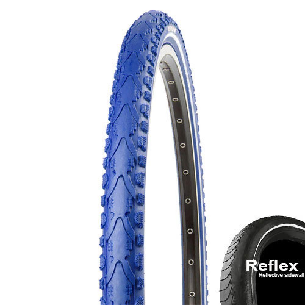 KENDA Fahrradreifen Kenda Reifen Khan 28x1.60 Zoll 40-622 blau Reflex K-935 Draht