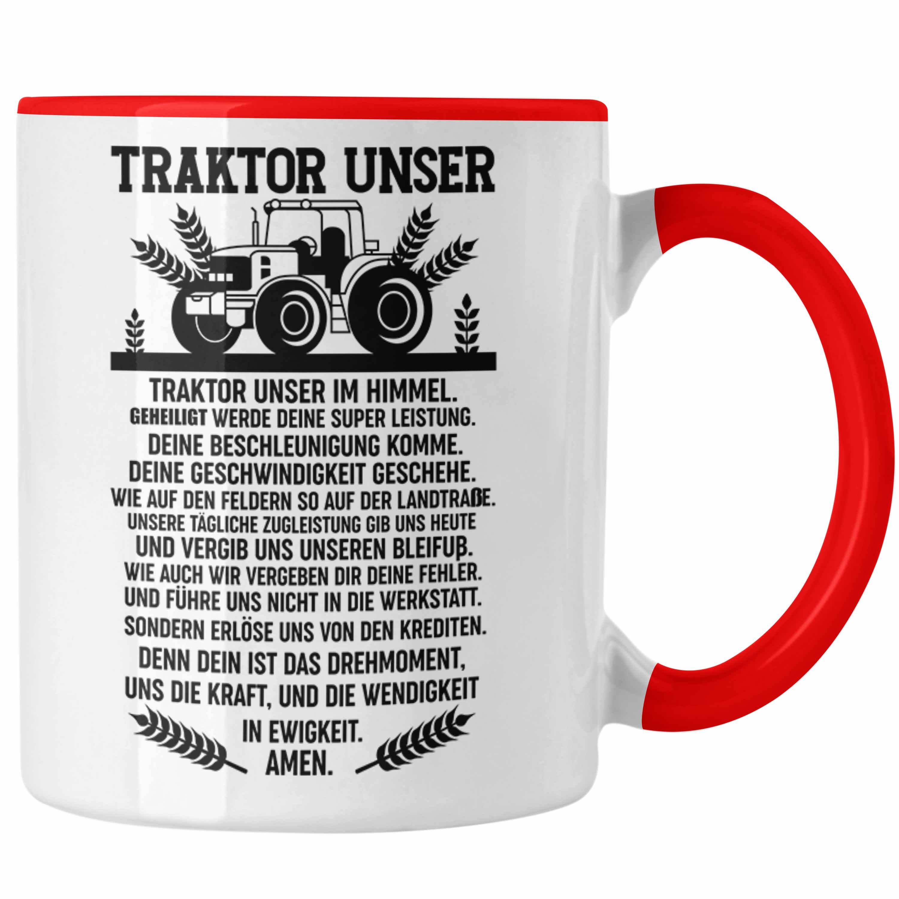 Trendation Tasse Trendation Traktor Unser Tasse Geschenk Lustig