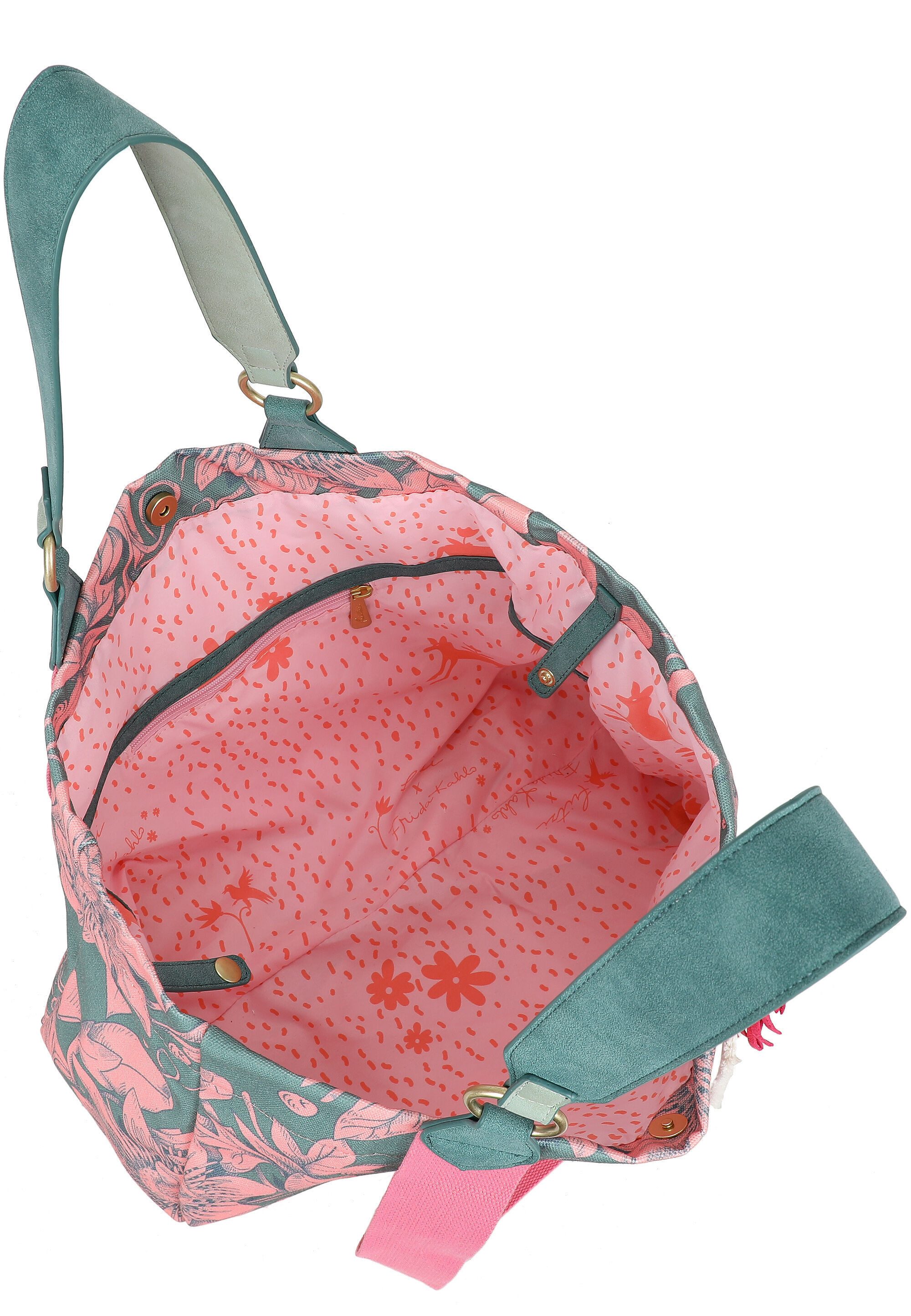 Fritzi aus Preußen Shopper Fritzi x Frida Kahlo, mit Blumenprint