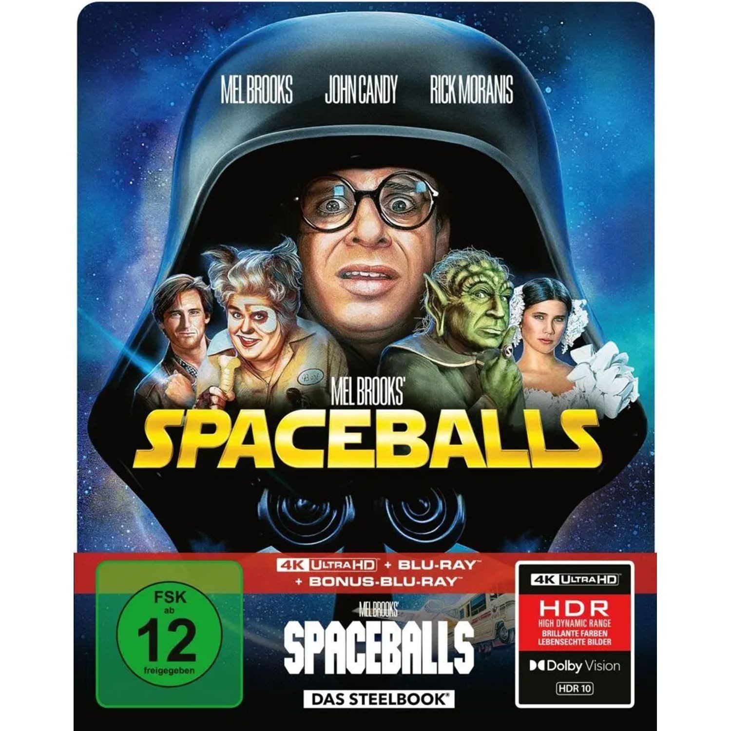 Alive Blu-ray Spaceballs - Mel Brooks verrückte Raumfahrt,1 4K UHD-Blu-ray + 2...