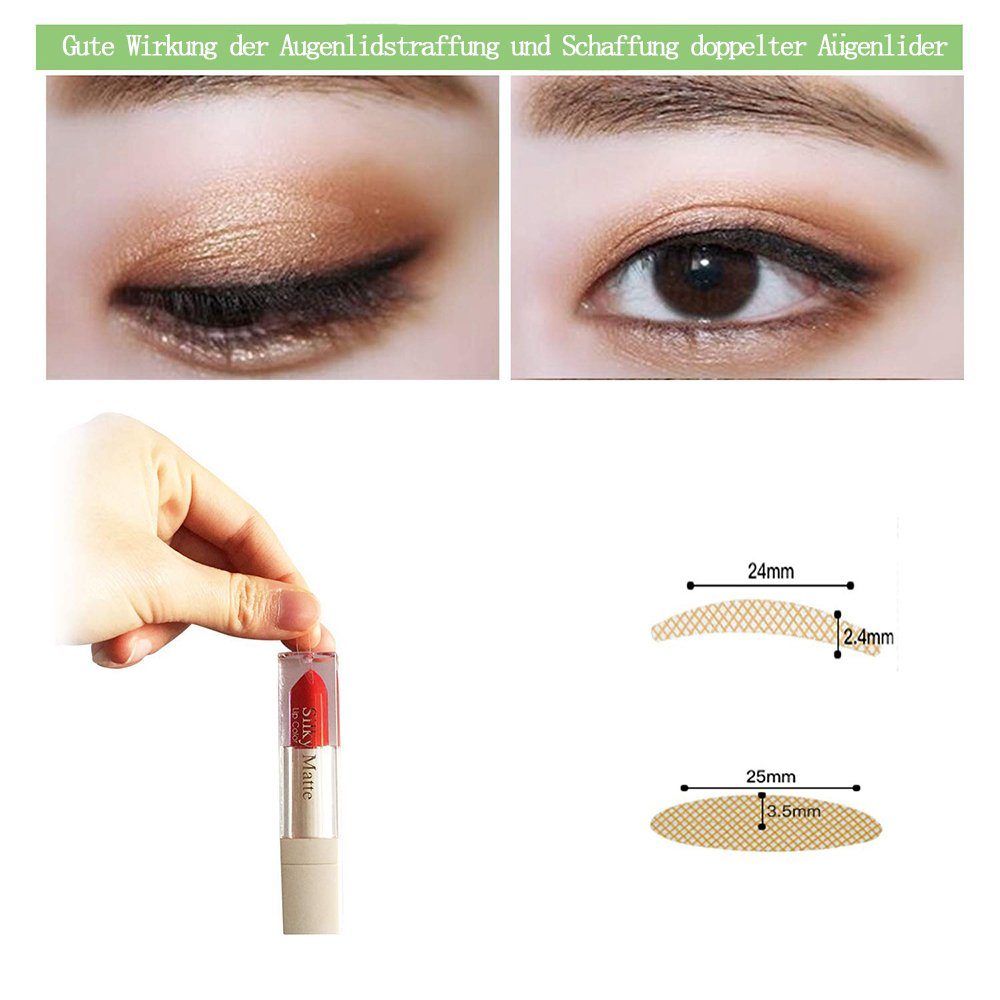 Lidstraffung Augen-Make-Up-Set 240 Schlupflider Stripes OP GelldG ohne zur