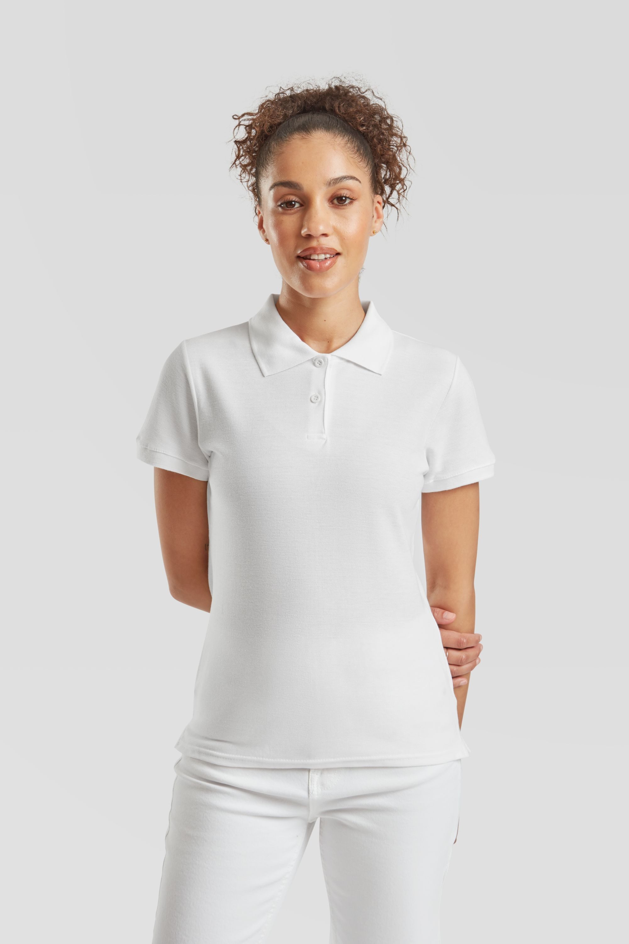 Fruit of the Loom Poloshirt Fruit of the Loom Premium Polo Lady-Fit