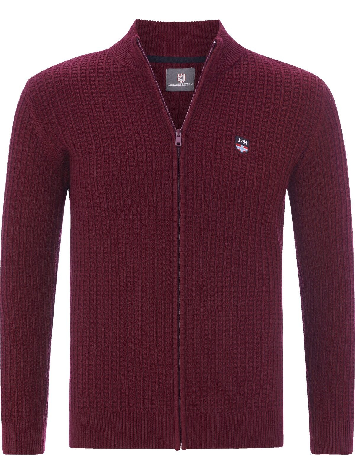 Jan Vanderstorm Strickjacke ONERVA mit edlem Strickmuster