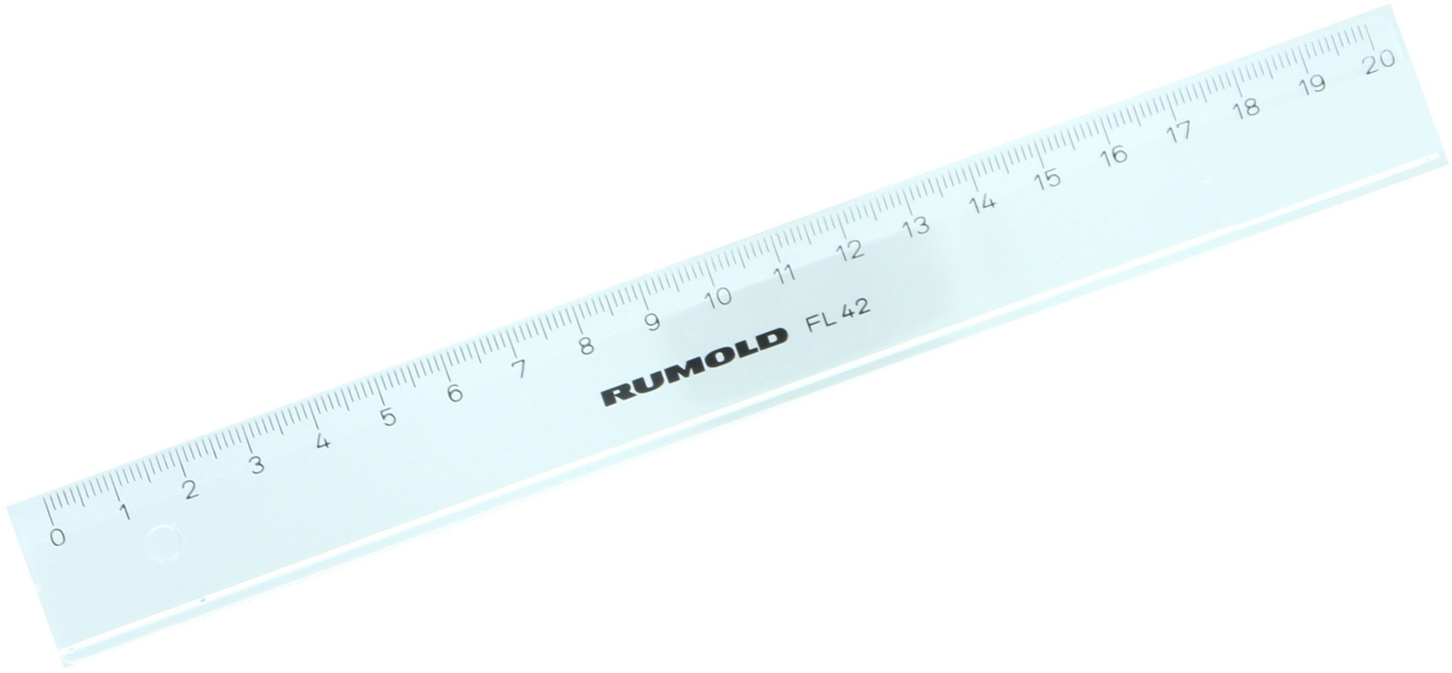 Rumold Lineal Lineal Kunststoff transparent 20 cm