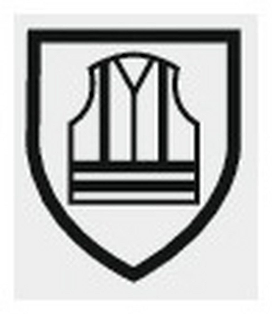 ASATEX Warnweste Gelb/schwarz Größe XL