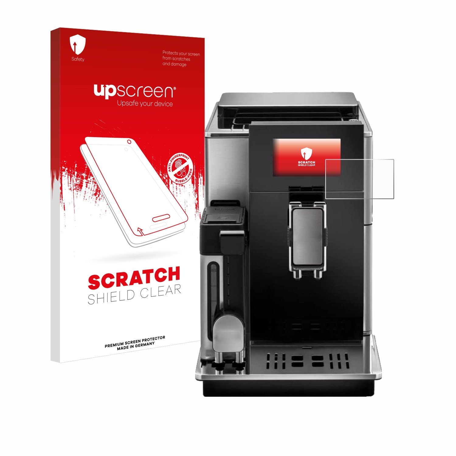 upscreen Schutzfolie für DeLonghi Maestosa, Displayschutzfolie, Folie klar Anti-Scratch Anti-Fingerprint