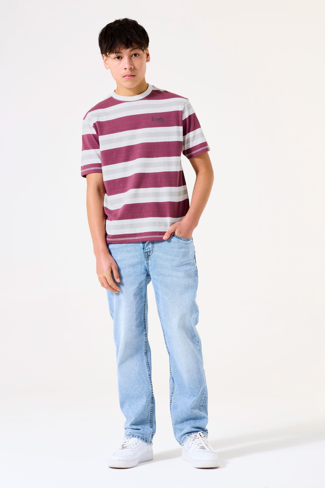 Garcia T-Shirt mit Streifen Muster – Bild 5 von 5