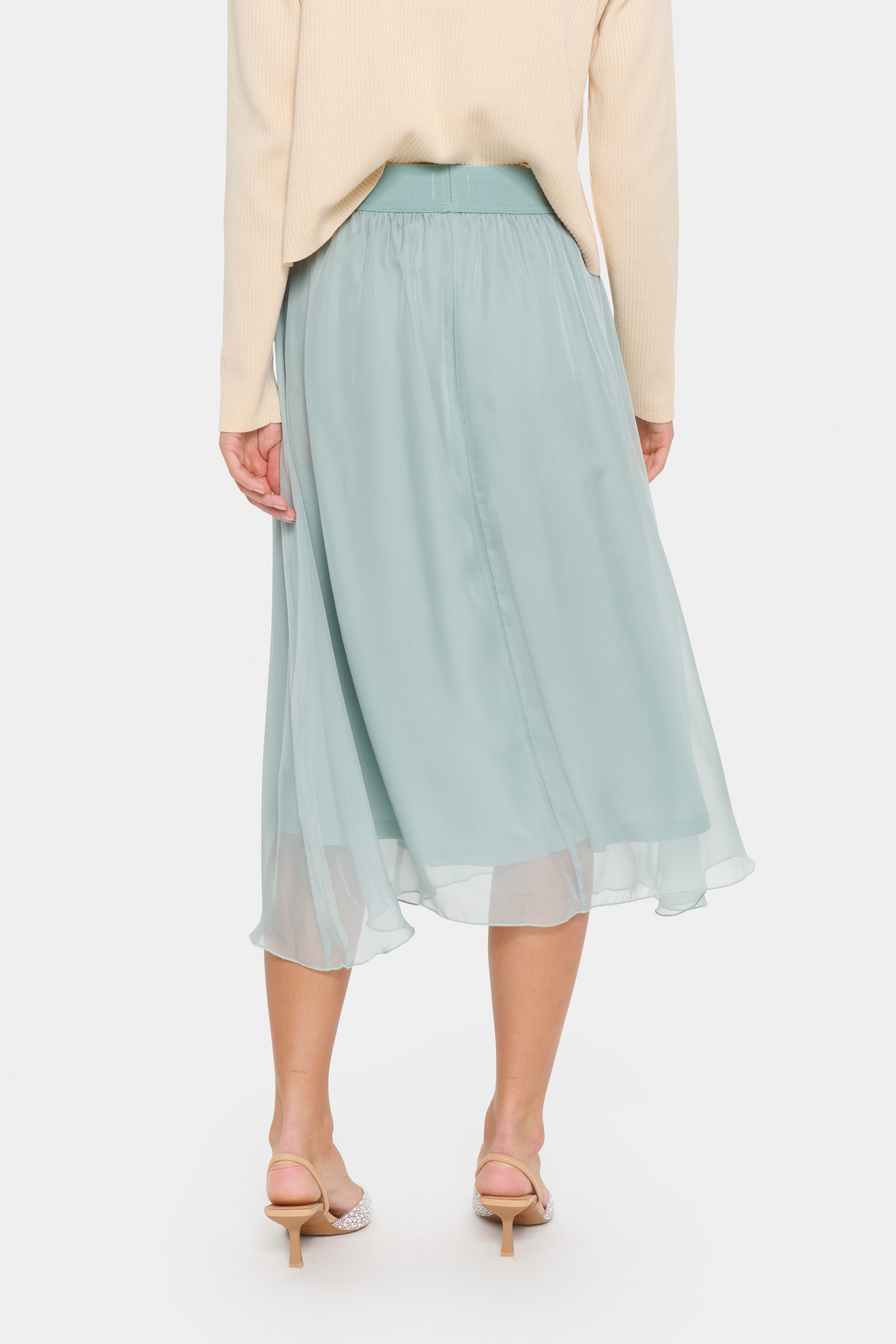 Saint Tropez Midirock CoralSZ Skirt aus Chiffon günstig online kaufen