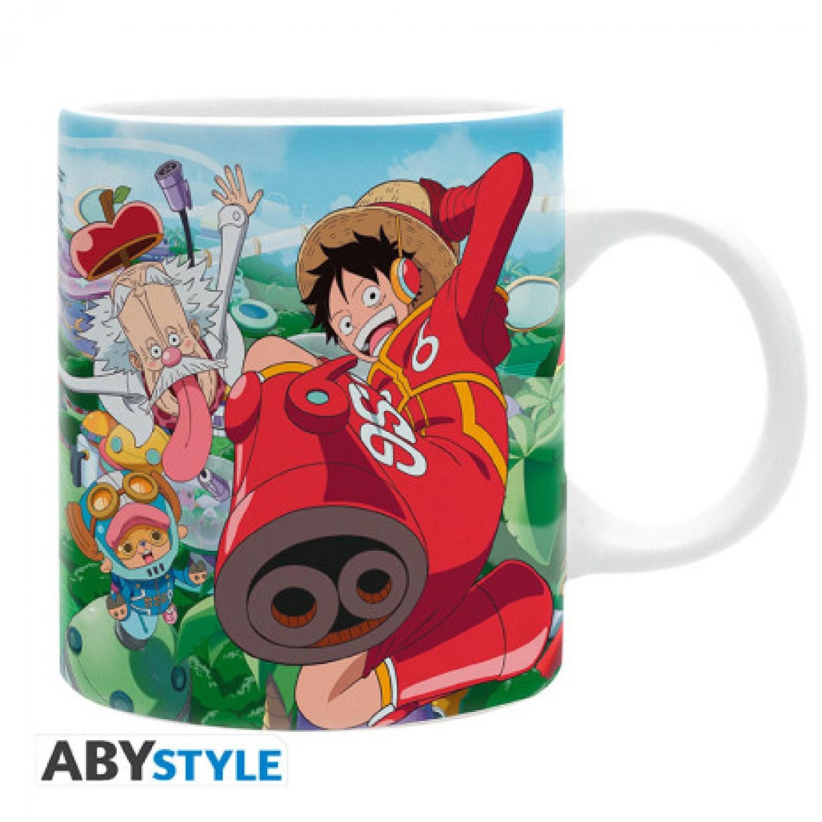 ABYstyle Tasse ONE PIECE - Tasse - 320 ml - Luffy & Vegapunk