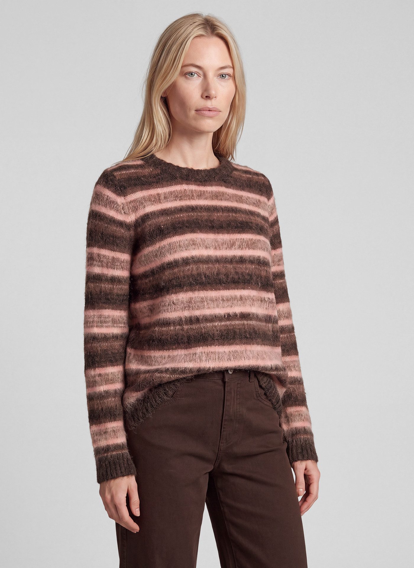 Rabe Wollpullover Langarm im Streifenlook / mit Wolle