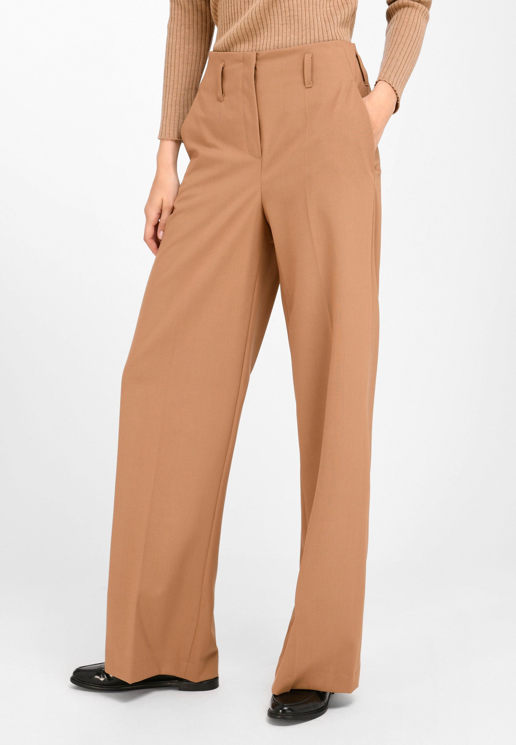 Peter Hahn Stoffhose Trousers LIGHT BROWN