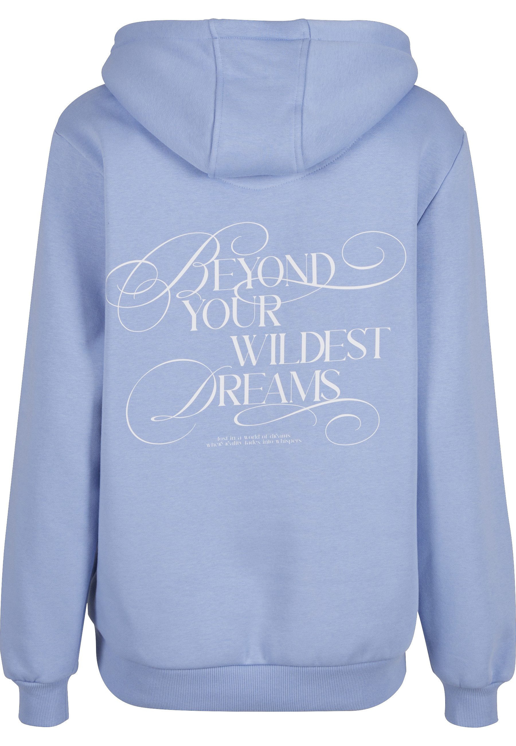 Miss Tee Kapuzensweatshirt Miss Tee Dreamy Wording Ladies Fluffy Hoody günstig online kaufen