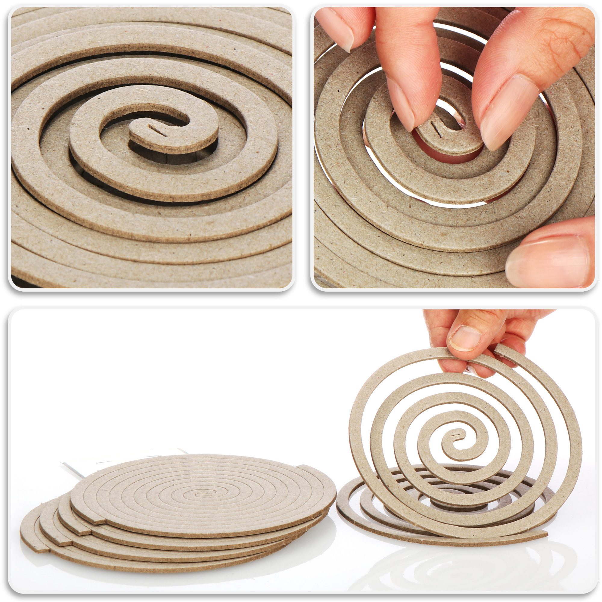 com-four Insektenvernichter Mückenspirale mit Halter – Bild 5 von 5