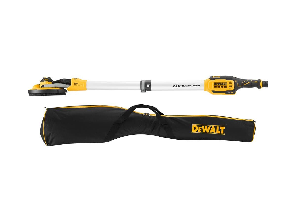 DeWalt Akku-Trockenbauschleifer 18 V, Basisv., max. 1200 U/min, mit 225 mm Schleifteller & AirLock-kompatibel, ohne Akku und Ladegerät
