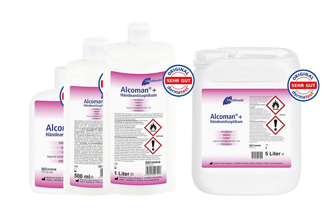 MediTrade ALCOMAN plus Händedesinfektionsmittel Hand-Desinfektionsmittel (1-St)