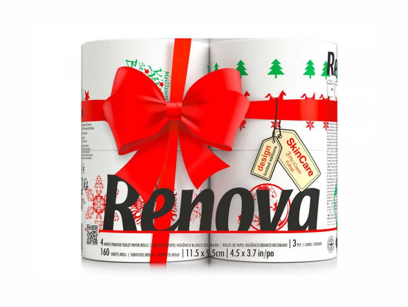 Renova Toilettenpapier Toilettenpapier Christmas-Edition - 4 Rollen