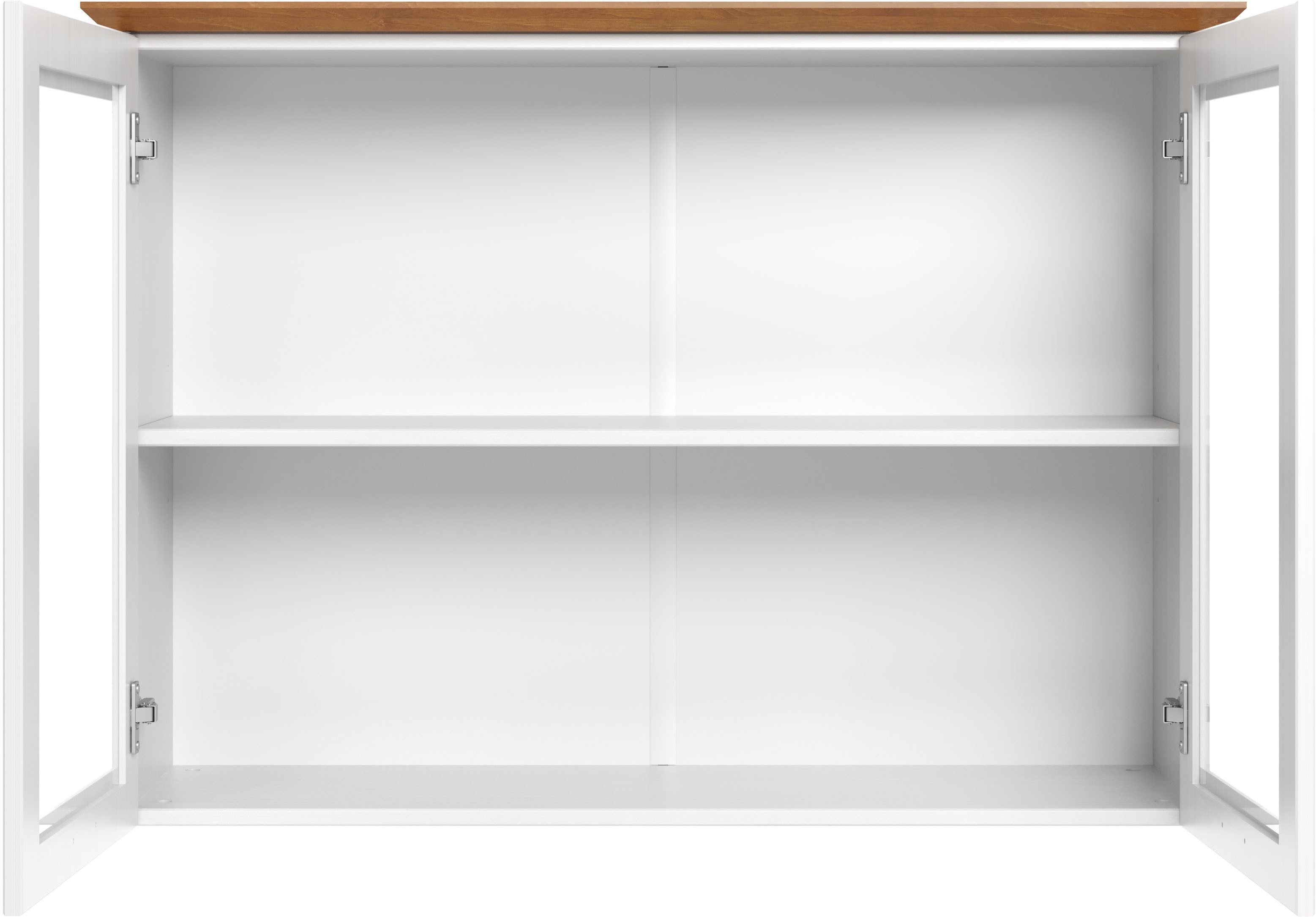 Home affaire Hängeschrank Teramo Breite 105 cm, 2 Glastüren, 1 Einlegeboden – Bild 4 von 5