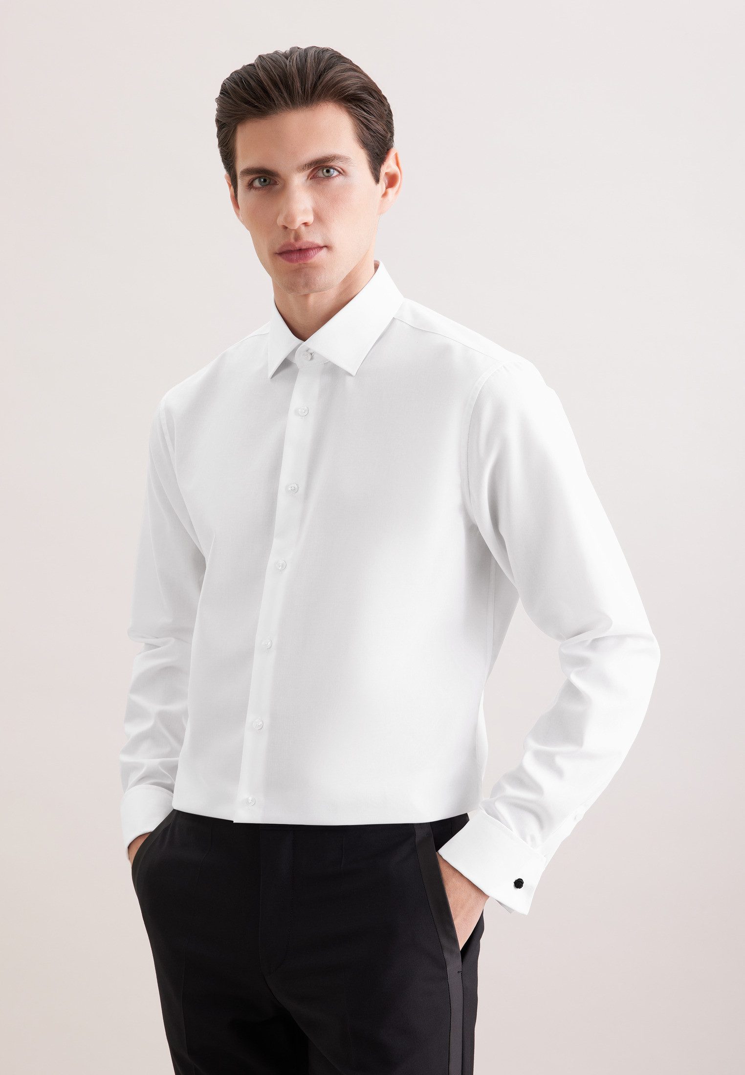 Businesshemd Schwarze Rose