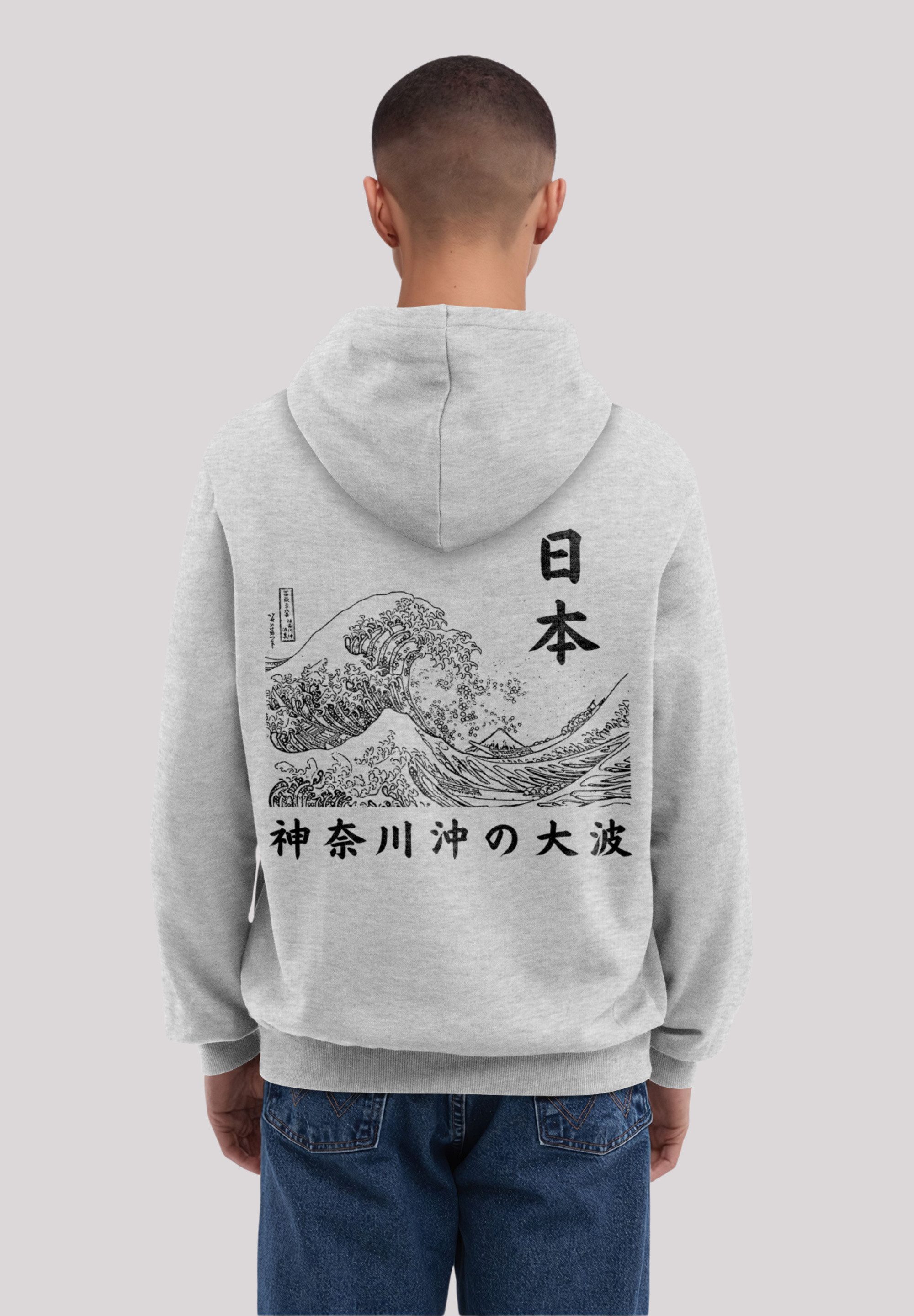 F4NT4STIC Kapuzenpullover Kanagawa Welle Golden Gai günstig online kaufen