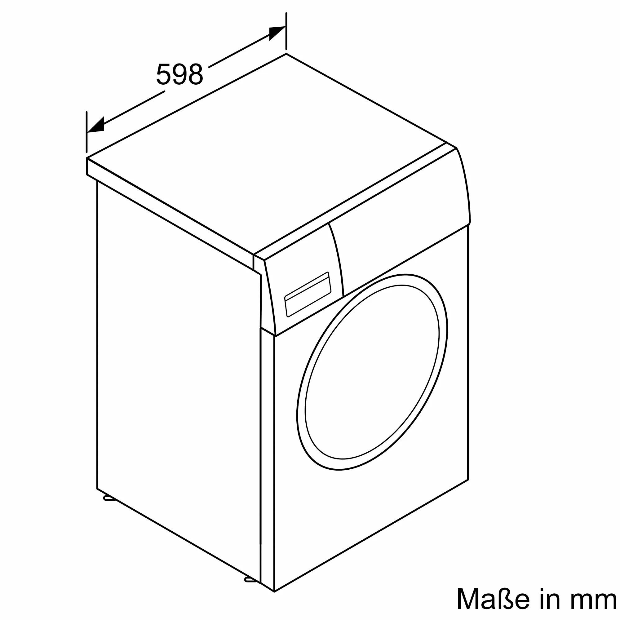 WAN282A3, BOSCH U/min 1400 kg, Serie 4 7 Waschmaschine