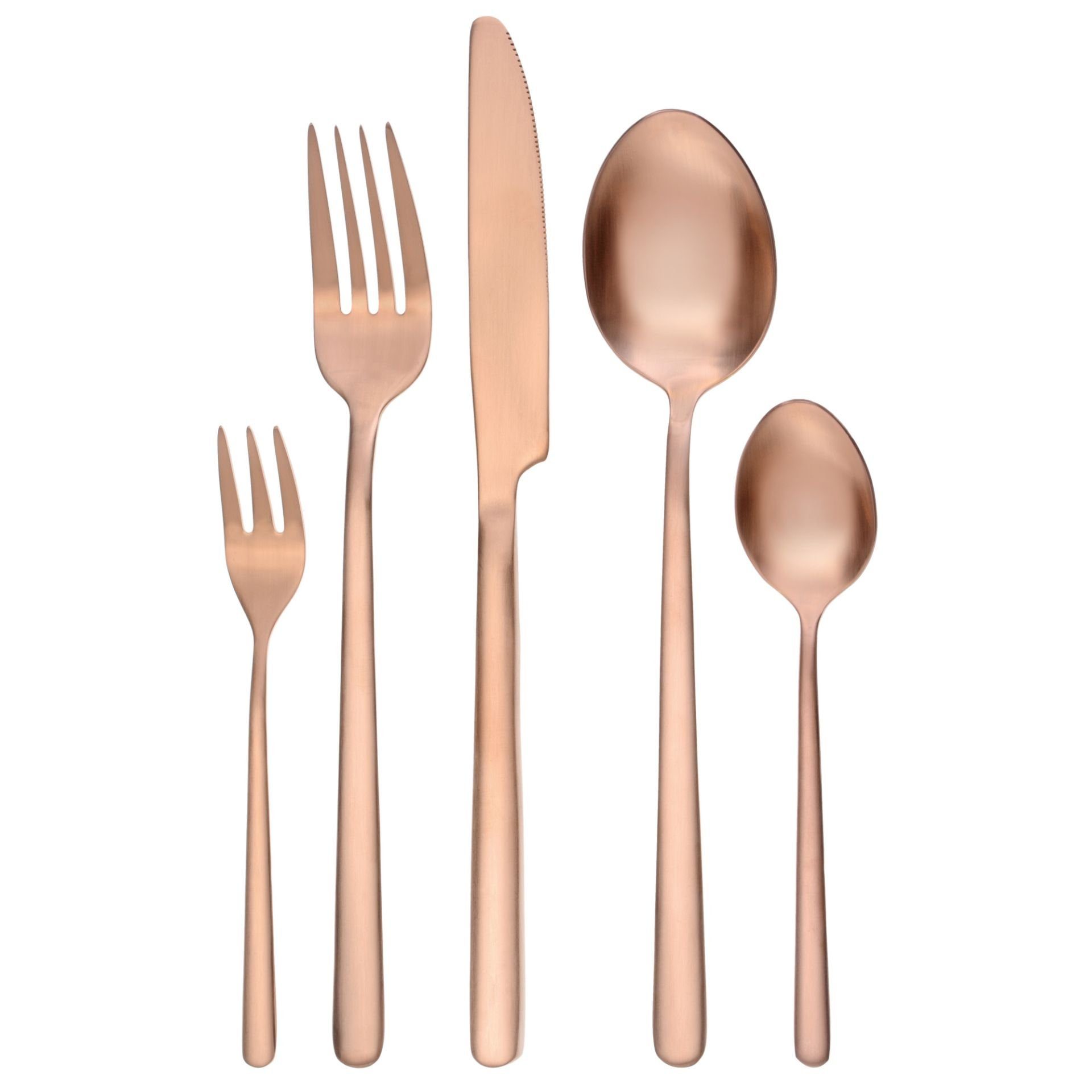 GRÄWE Besteck-Set Gräwe Tafelbesteck 10-teilig für 2 Personen, Edelstahl matt, bronze