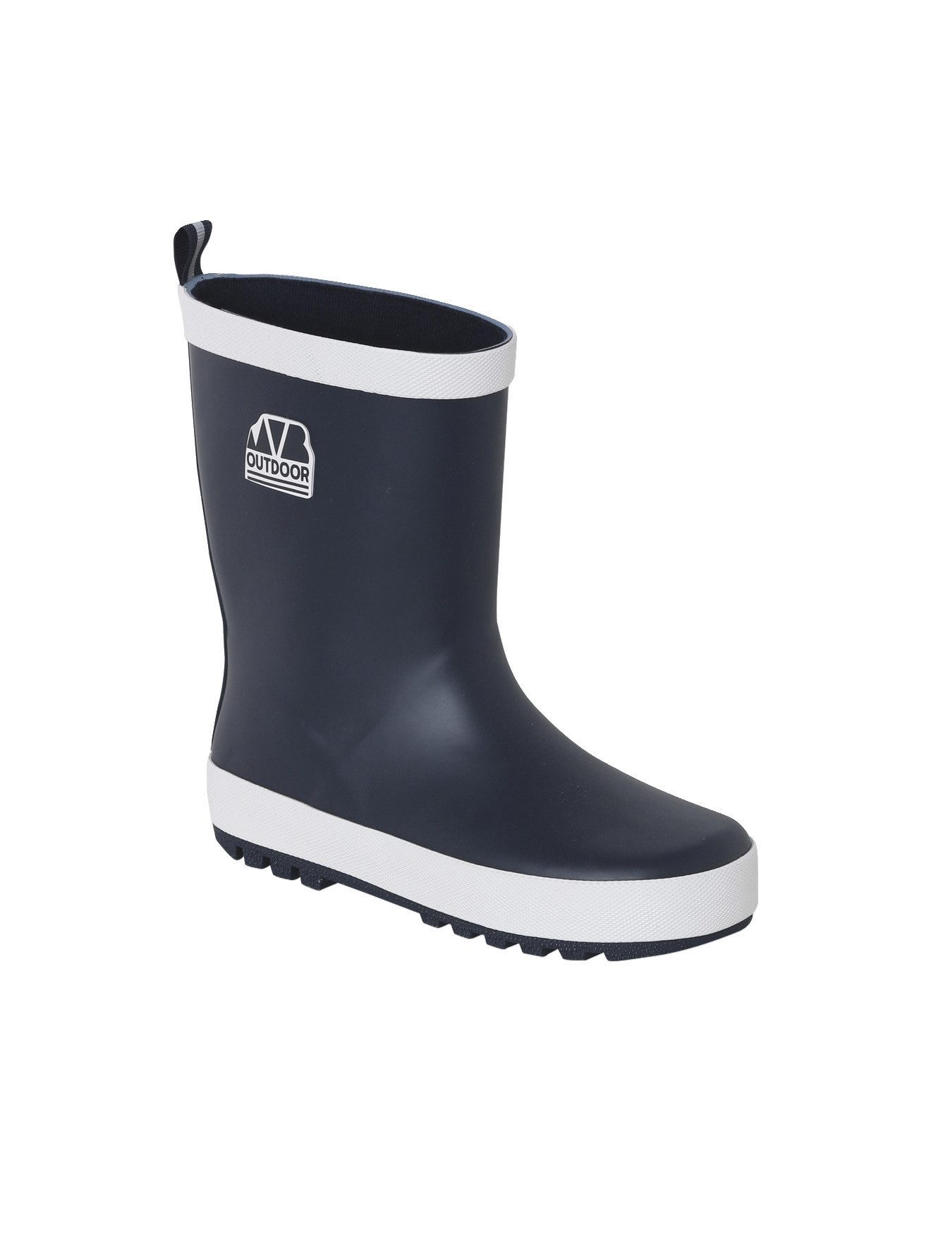 vertbaudet Gummistiefel mit Streifen OUDOOR, Kinder Gummistiefel